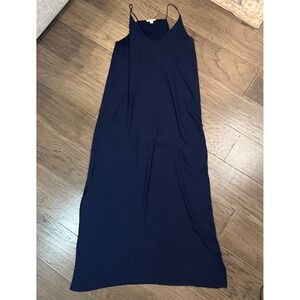 Katherine Barclay Montreal Navy‎ Blue Sleeveless Maxi Dress Size 8